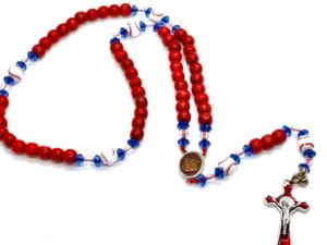 Red Baseball Rosary
