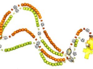 Soccer Rosary (two bright colors)