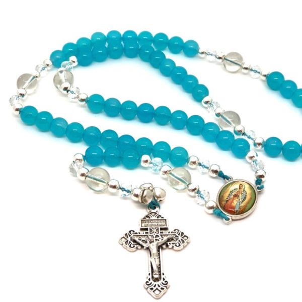 Our Lady of Guadalupe Glass Rosary